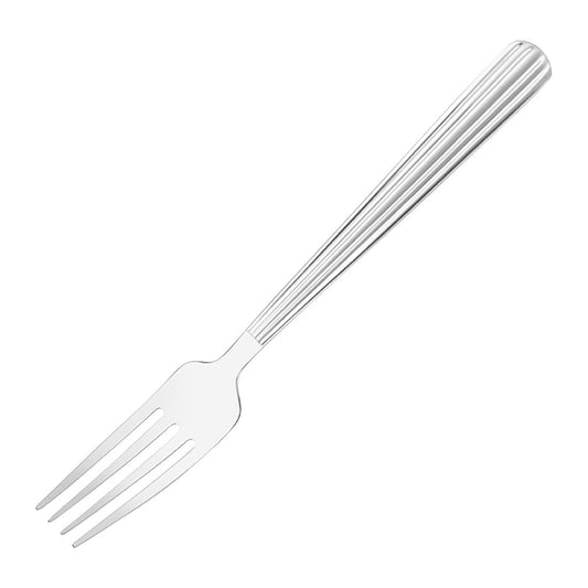 Tablekraft Lido Table Fork 18/10 Stainless Steel 210mm (12 Pack) (18/10 Stainless Steel | Pack 12 | 210mm) • PAS-DD733