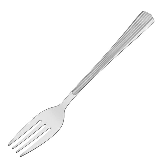 Tablekraft Victoria Dessert Fork 18/0 Stainless Steel 177mm (12 Pack) (18/0 Stainless Steel | Pack 12 | 177mm) • PAS-DD744