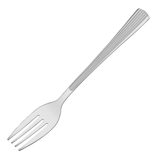 Tablekraft Victoria Table Fork 18/0 Stainless Steel 194mm (12 Pack) (18/0 Stainless Steel | Pack 12 | 194mm) • PAS-DD748