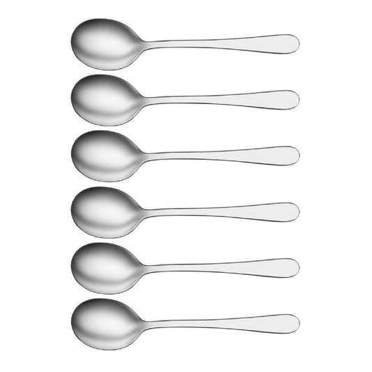 Tablekraft Luxor Soup Spoon Hang selll 18/0 Stainless Steel 177mm (6 Pack) (18/0 Stainless Steel | Pack 6 | 197mm) • PAS-DD753