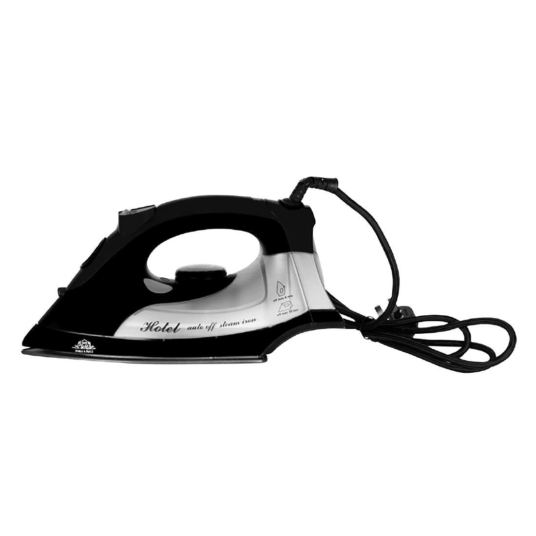 Noble & Price Steam Iron Black Adjustable Temp/Self clean/Auto Shut-off 1600W • PAS-DD773