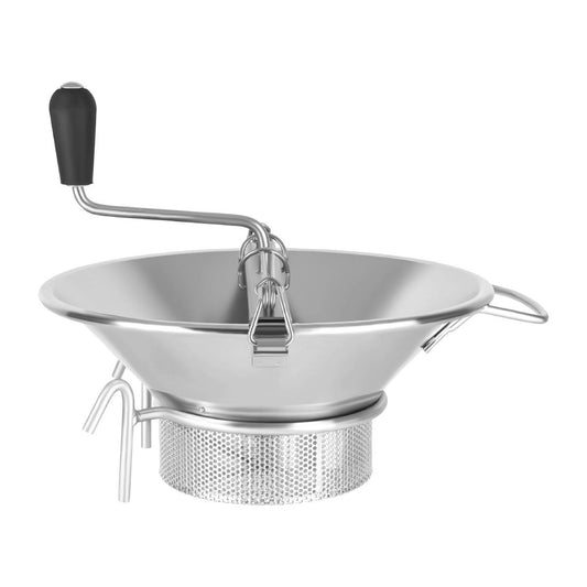 Louis Tellier Heavy Duty 18/10 Food Mill 370mm with 3mm Blade • PAS-DD787