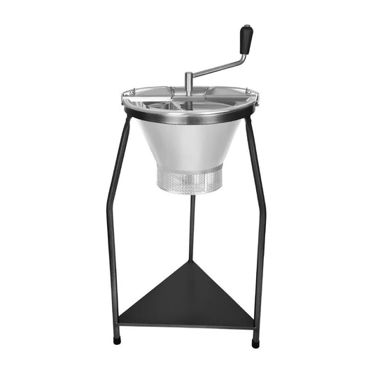 Louis Tellier Food Mill with 3mm Blade and Stand Food Mill (390x800mm | Food Mill Tin with 3mm Blade & Stand) • PAS-DD789