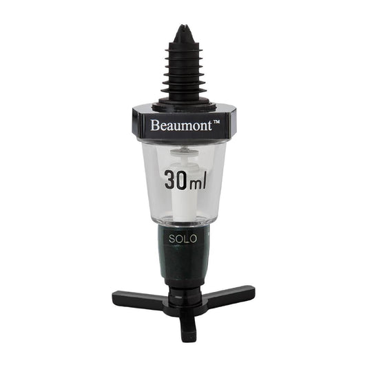 Beaumont 30ml Black Solo Measure - Unstamped • PAS-DD793