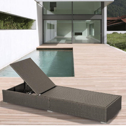 Arcadia Furniture 3 Piece Sunlounge Set - Grey and Oatmeal • PAS-DD846