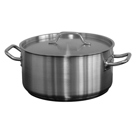 Förje Low Casserole Pot with Lid 12.9Ltr • PAS-DD866