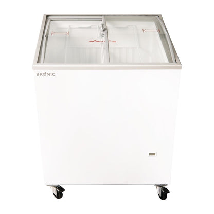 Bromic CF0200ATCG-NR Display Chest Freezer - Curved Glass Top - 176Ltr • PAS-DD917