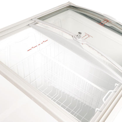 Bromic CF0200ATCG-NR Display Chest Freezer - Curved Glass Top - 176Ltr • PAS-DD917