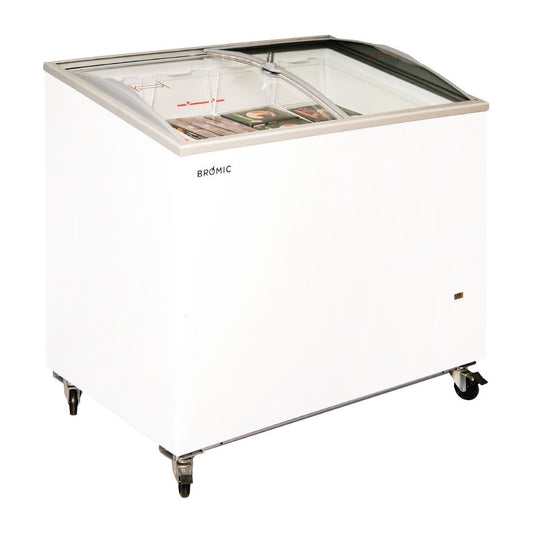 Bromic CF0300ATCG-NR Display Chest Freezer - Curved Glass Top - 264Ltr • PAS-DD918