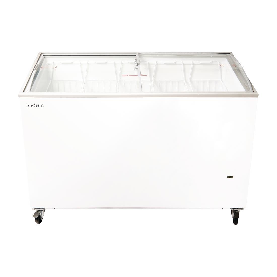 Bromic CF0400ATCG-NR Display Chest Freezer - Curved Glass Top - 352Ltr • PAS-DD919