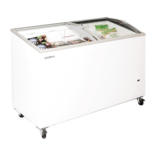 Bromic CF0400ATCG-NR Display Chest Freezer - Curved Glass Top - 352Ltr • PAS-DD919