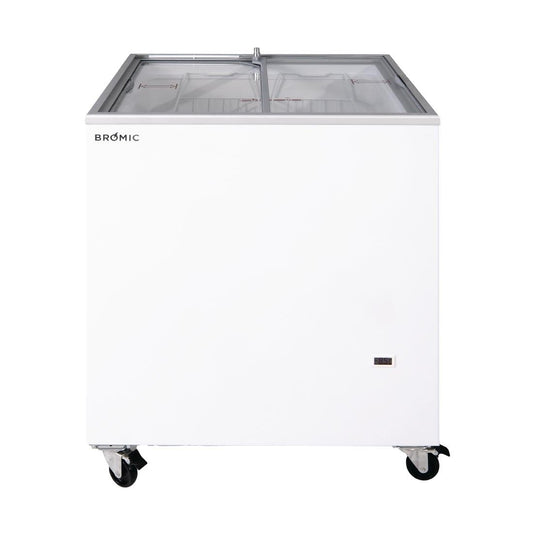 Bromic CF0200FTFG-NR Display Chest Freezer - Flat Glass Top - 191Ltr • PAS-DD920