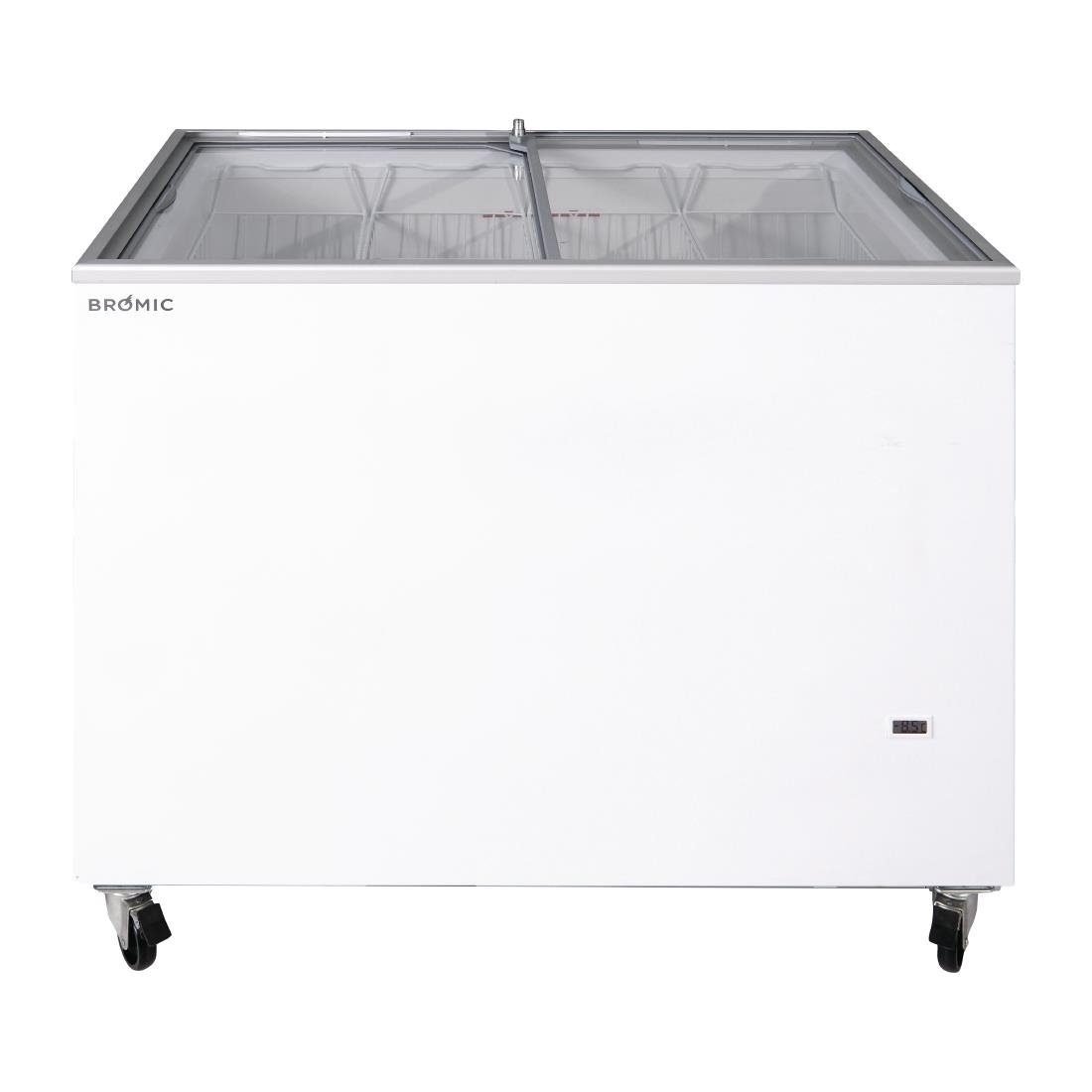 Bromic CF0300FTFG-NR Display Chest Freezer - Flat Glass Top - 296Ltr • PAS-DD921