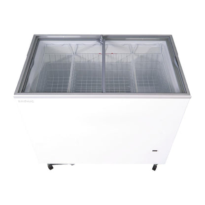 Bromic CF0300FTFG-NR Display Chest Freezer - Flat Glass Top - 296Ltr • PAS-DD921