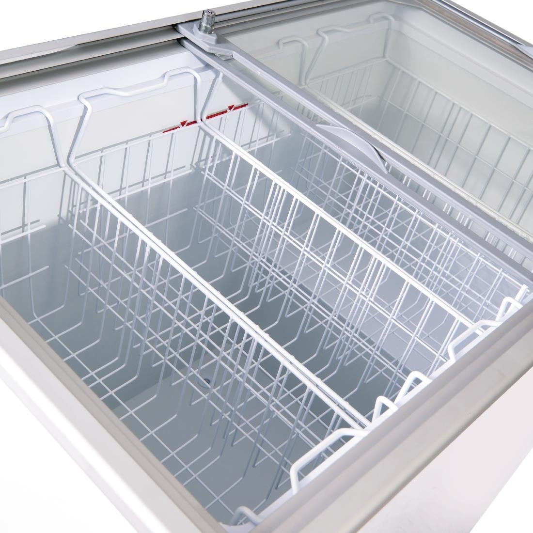 Bromic CF0300FTFG-NR Display Chest Freezer - Flat Glass Top - 296Ltr • PAS-DD921