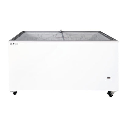 Bromic CF0400FTFG-NR Display Chest Freezer - Flat Glass Top - 401Ltr • PAS-DD922