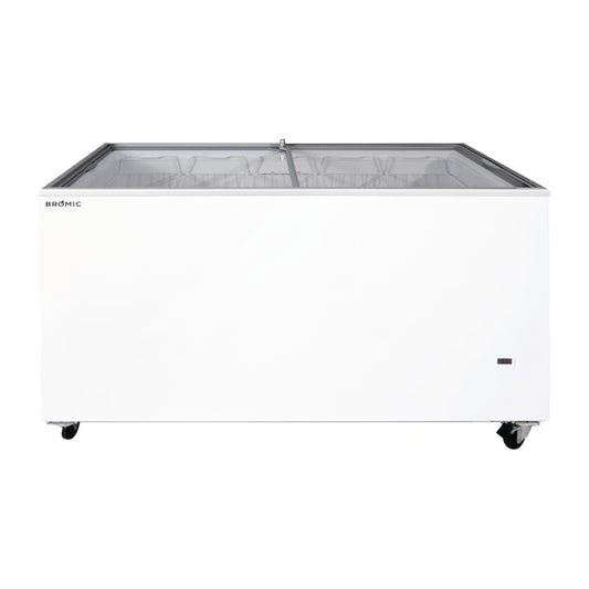 Bromic CF0400FTFG-NR Display Chest Freezer - Flat Glass Top - 401Ltr • PAS-DD922