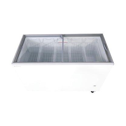Bromic CF0400FTFG-NR Display Chest Freezer - Flat Glass Top - 401Ltr • PAS-DD922