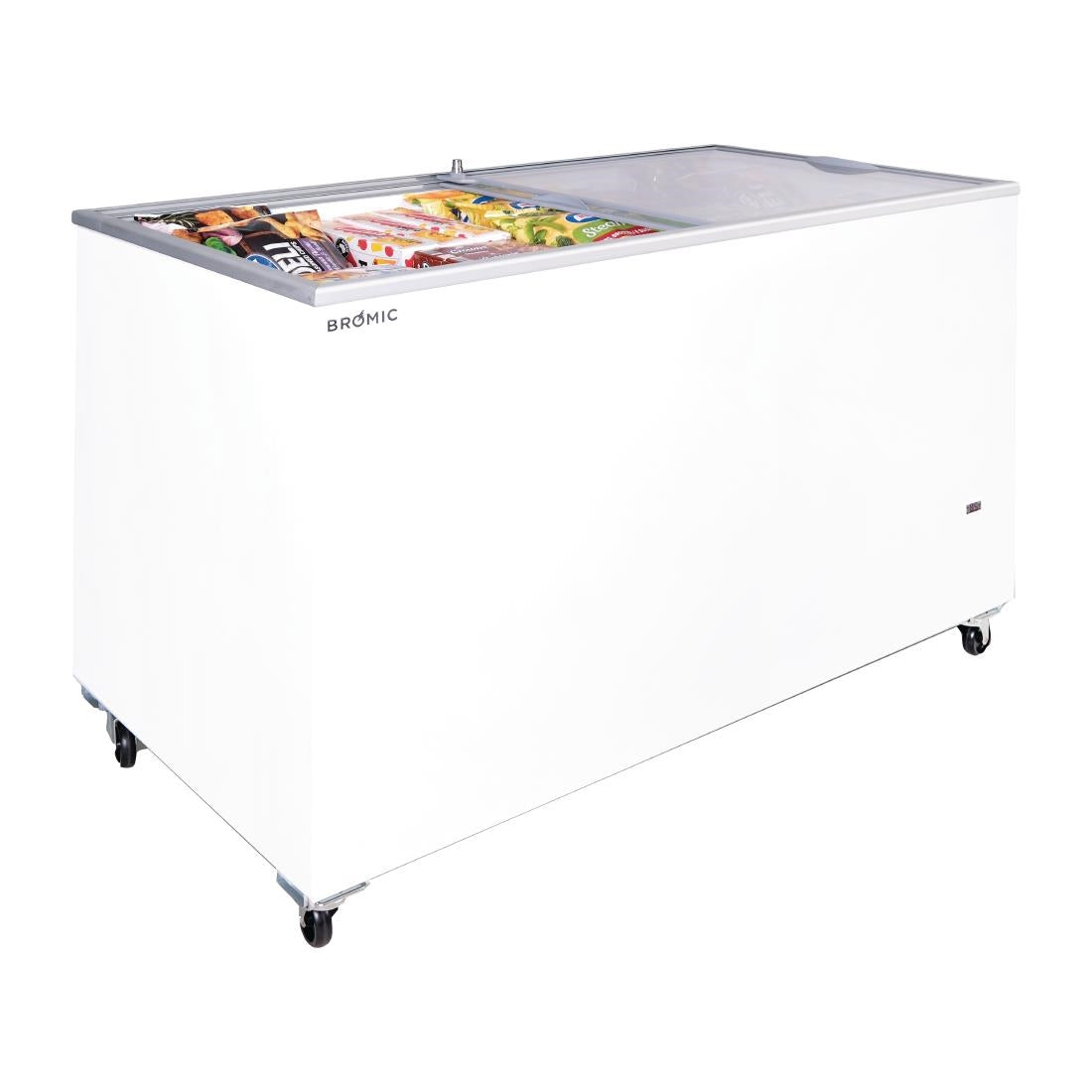 Bromic CF0400FTFG-NR Display Chest Freezer - Flat Glass Top - 401Ltr • PAS-DD922