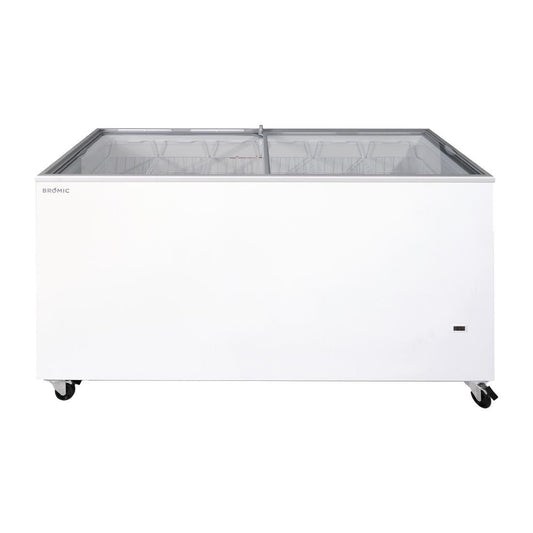 Bromic CF0500FTFG-NR Display Chest Freezer - Flat Glass Top - 491Ltr • PAS-DD923