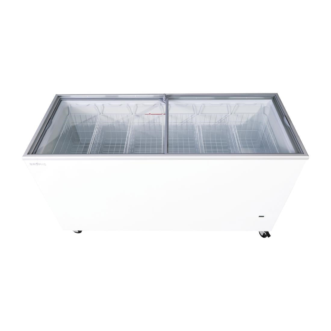 Bromic CF0500FTFG-NR Display Chest Freezer - Flat Glass Top - 491Ltr • PAS-DD923