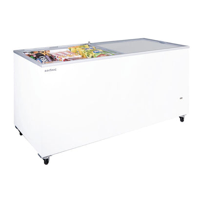 Bromic CF0500FTFG-NR Display Chest Freezer - Flat Glass Top - 491Ltr • PAS-DD923