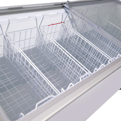 Bromic CF0500FTFG-NR Display Chest Freezer - Flat Glass Top - 491Ltr • PAS-DD923