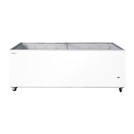 Bromic CF0700FTFG-NR Display Chest Freezer - Flat Glass Top - 670Ltr • PAS-DD924