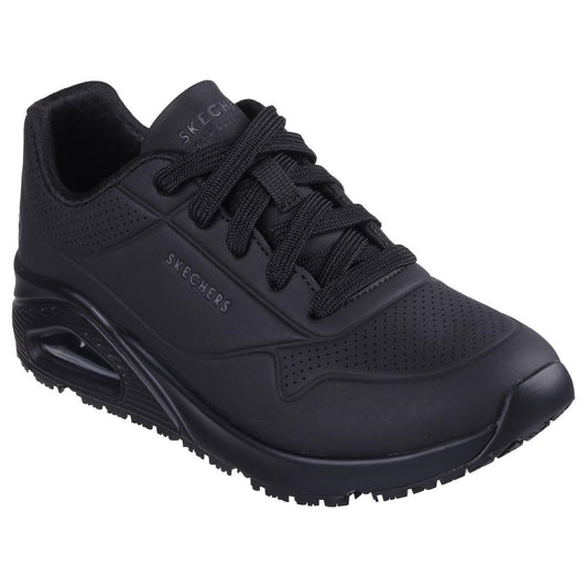 Skechers Uno SR Womens Work Shoe - Black • PAS-P_DD973