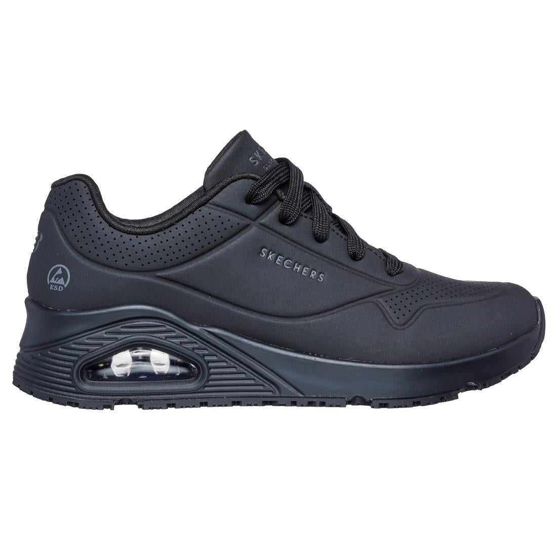 Skechers Uno SR Womens Work Shoe -  Black - Size 6 • PAS-DD973-6