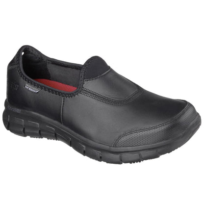 Skechers Sure Track Womens Work Shoe -  Black - Size 7 • PAS-DD975-7