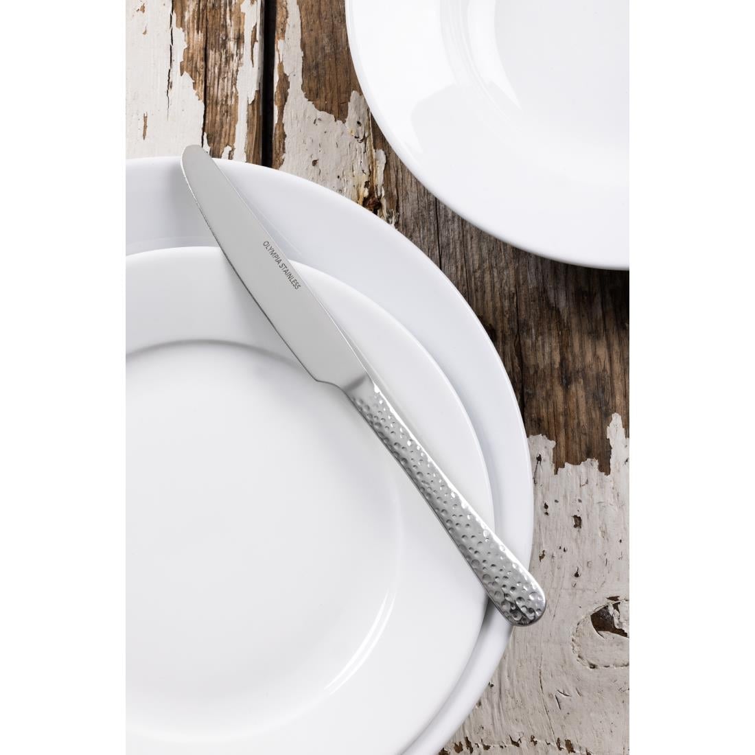 Olympia Tivoli Table Knife (12 Pack) (Legnth: 235mm | Pack Quantity: 12) • PAS-DE381