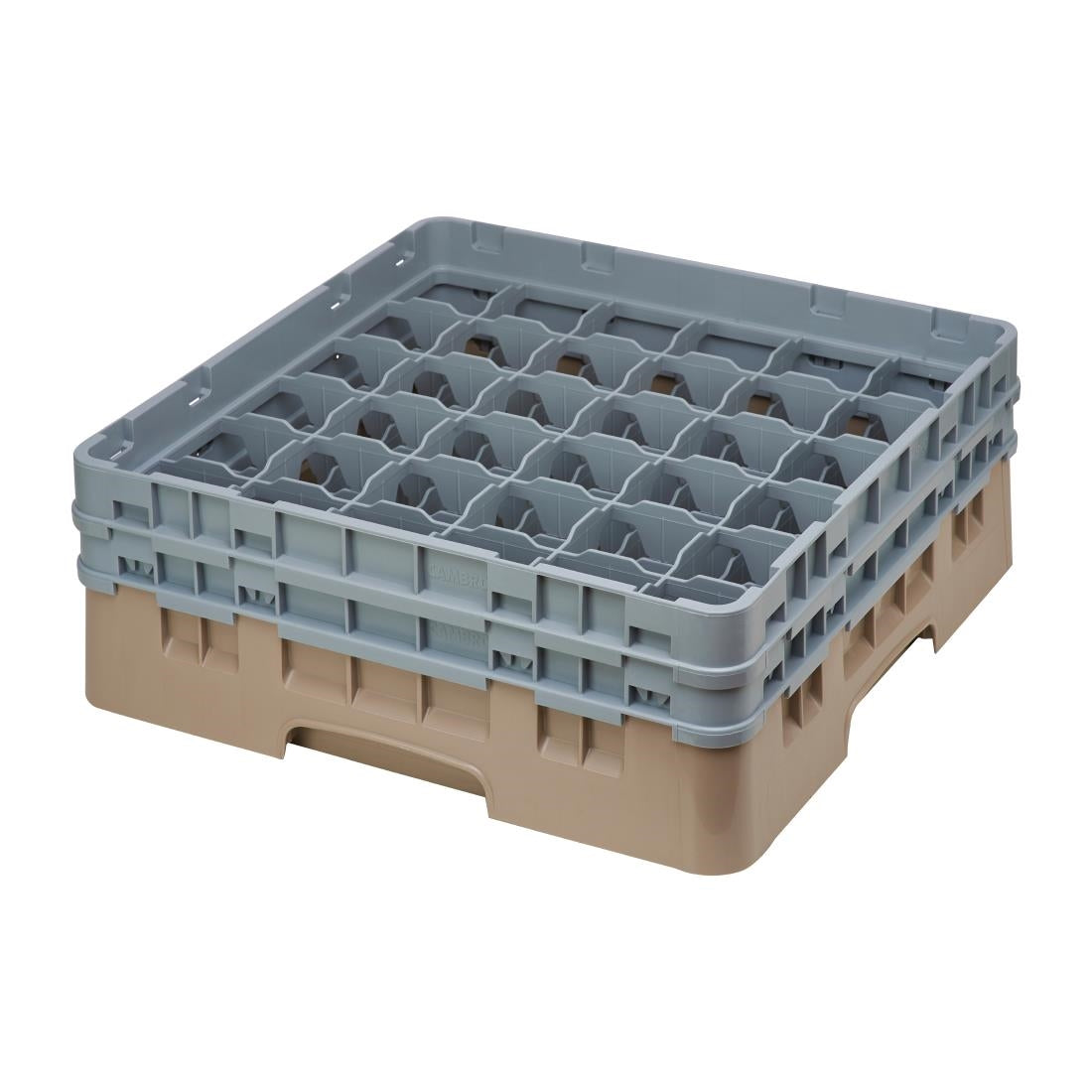 Cambro Camrack Beige 36 Compartments Max Glass Height 133mm • PAS-DE794