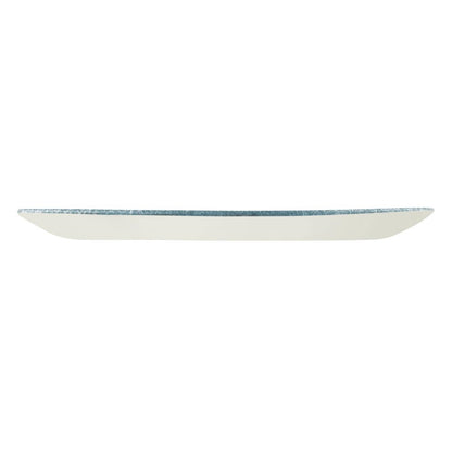 Churchill Studio Prints Raku Oblong Plate 355mm (6 Pack) Topaz Blue (Pack of 6) • PAS-DE880