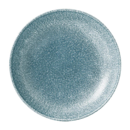 Churchill Studio Prints Raku Round Coupe Bowl Topaz Blue 248mm (12 Pack) (Pack of 12) • PAS-DE888