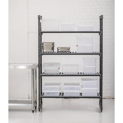 Cambro Camshelving Basics 4 Tier Shelving Starter Unit - 1830x1220x540mm • PAS-DE905