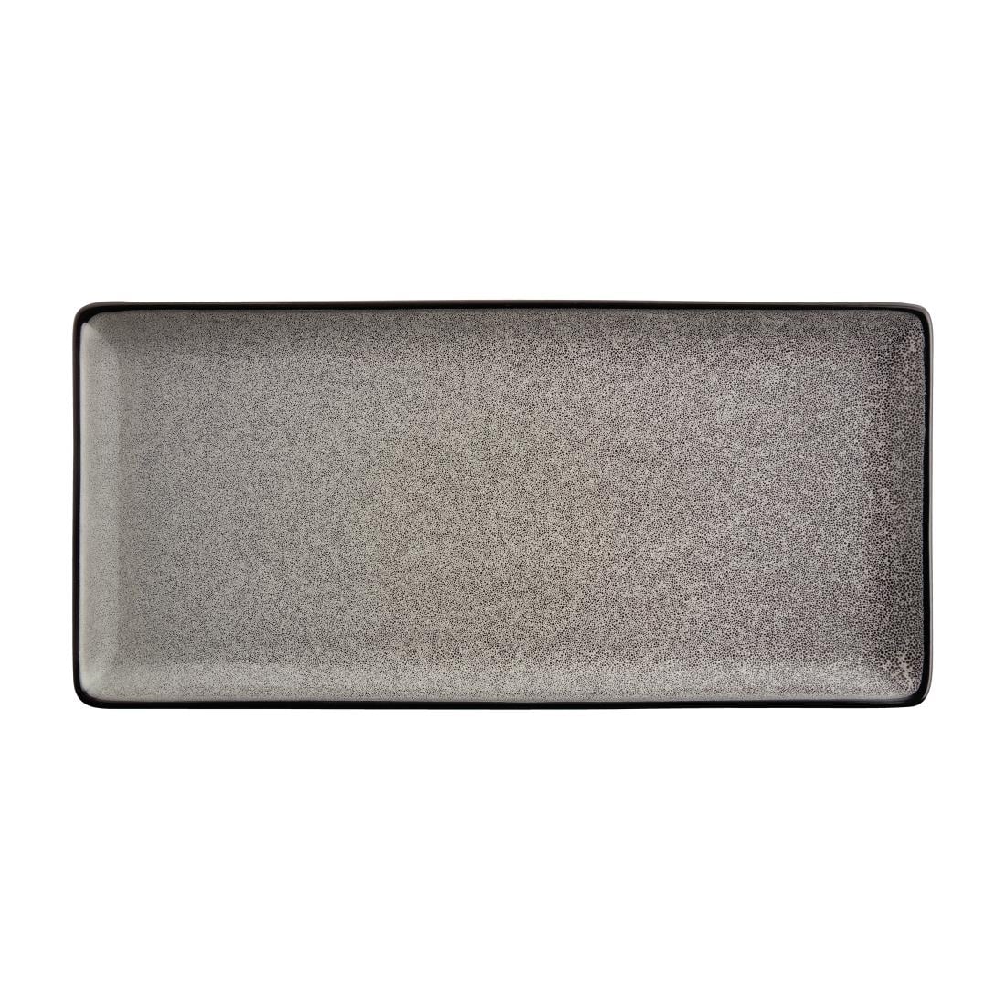 Olympia Mineral Rectangular Plate - 336x162mm 13 1/4x 6 1/4" (4 Pack) (Width: 335mm | Pack Quantity: 4) • PAS-DF175