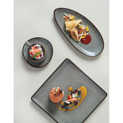 Olympia Mineral Leaf Plate - 255x118mm 10x 4 1/2" (6 Pack) • PAS-DF180