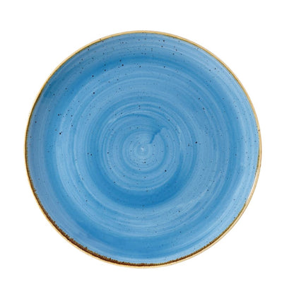 Churchill Stonecast Round Plate Cornflower Blue 342mm (6 Pack) • PAS-DF763