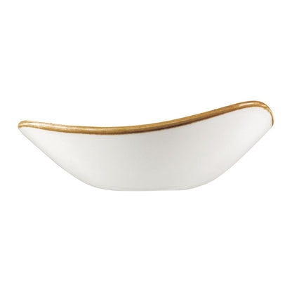 Churchill Stonecast Triangle Bowls Mustard Seed Yellow 235mm (12 Pack) • PAS-DF790