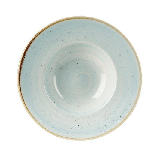 Churchill Stonecast Round Wide Rim Bowl Duck Egg Blue 240mm • PAS-DF801