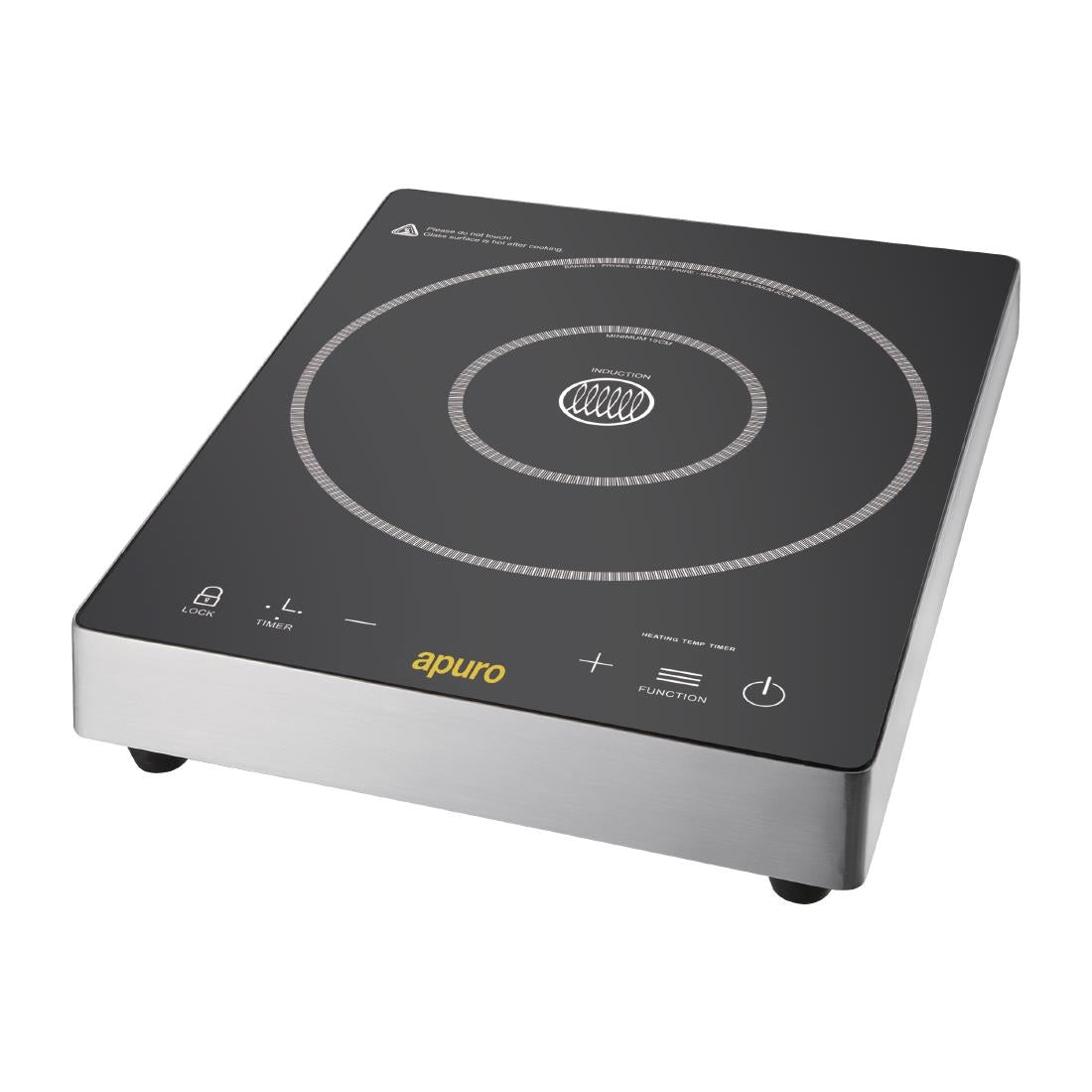 Apuro Touch Control Single Induction Hob 3kW • PAS-DF825-A