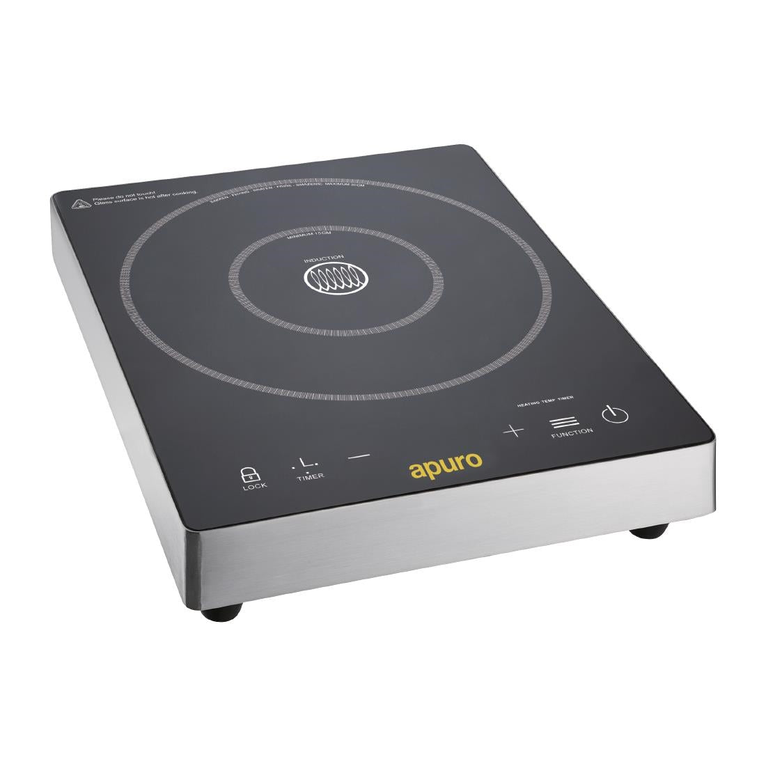 Apuro Touch Control Single Induction Hob 3kW • PAS-DF825-A