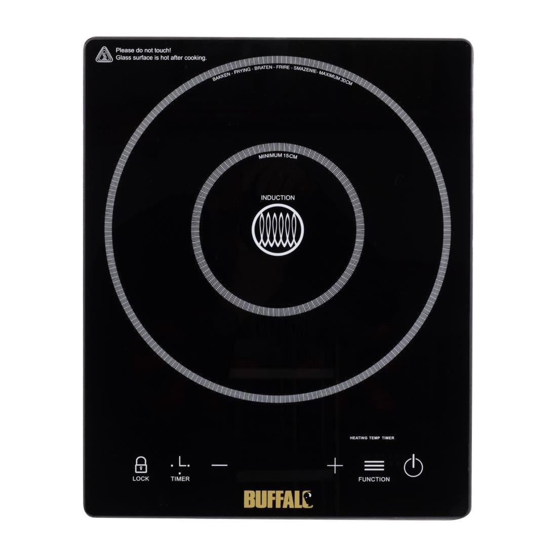 Apuro Touch Control Single Induction Hob 3kW • PAS-DF825-A