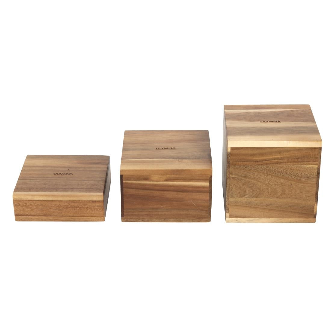 Olympia Acacia Riser Blocks 50/100/150(H)mm (Set of 3) • PAS-DF875