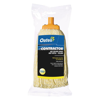 Oates Contractor Cleaning Mop Head Yellow • PAS-DF955