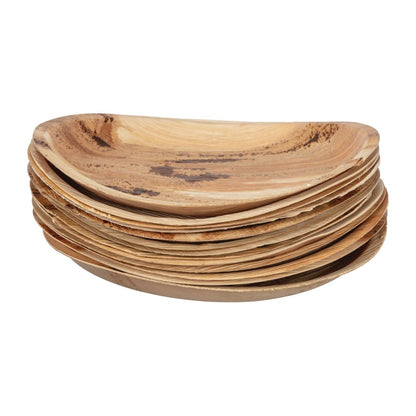 Fiesta Compostable Palm Leaf Plates Round 250mm (100 Pack) (250(Ø)mm | Pack Quantity: 100) • PAS-HT877