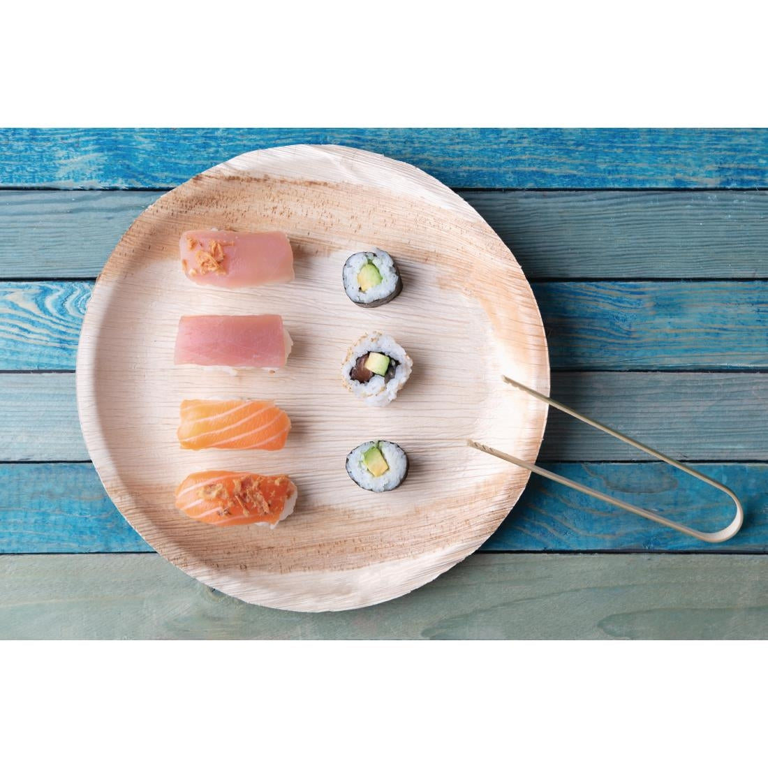 Fiesta Compostable Palm Leaf Plates Round 250mm (100 Pack) (250(Ø)mm | Pack Quantity: 100) • PAS-HT877