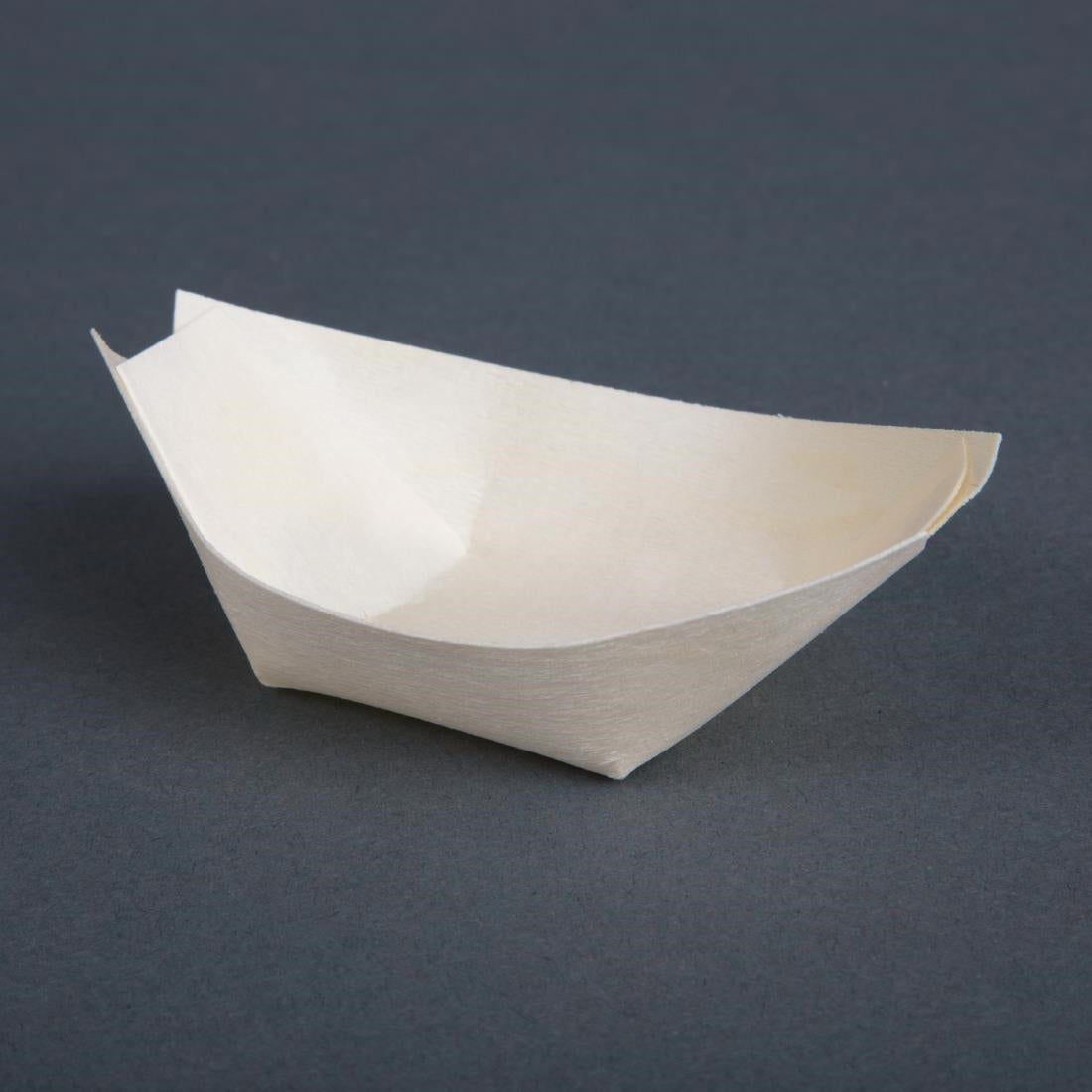 Fiesta Compostable Wooden Sushi Boats Small 80mm (100 Pack) • PAS-DK383