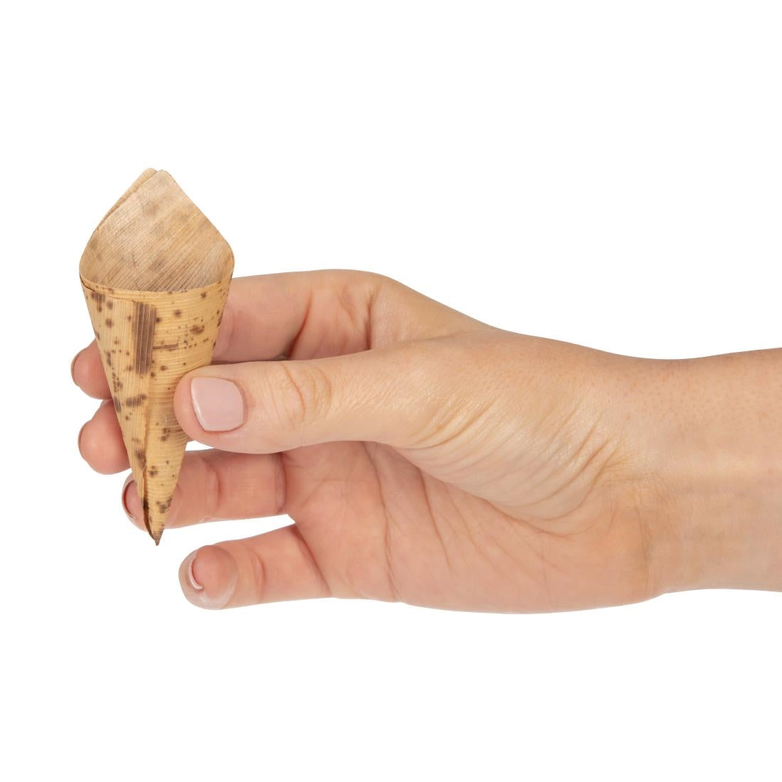 Fiesta Compostable Biodegradable Bamboo Cones 35mm (200 Pack) (80(H) x 35(Ø)mm. Pack Quantity: 200) • PAS-DK385